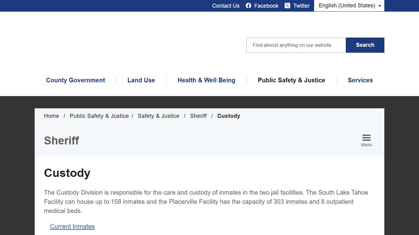 Custody - El Dorado County